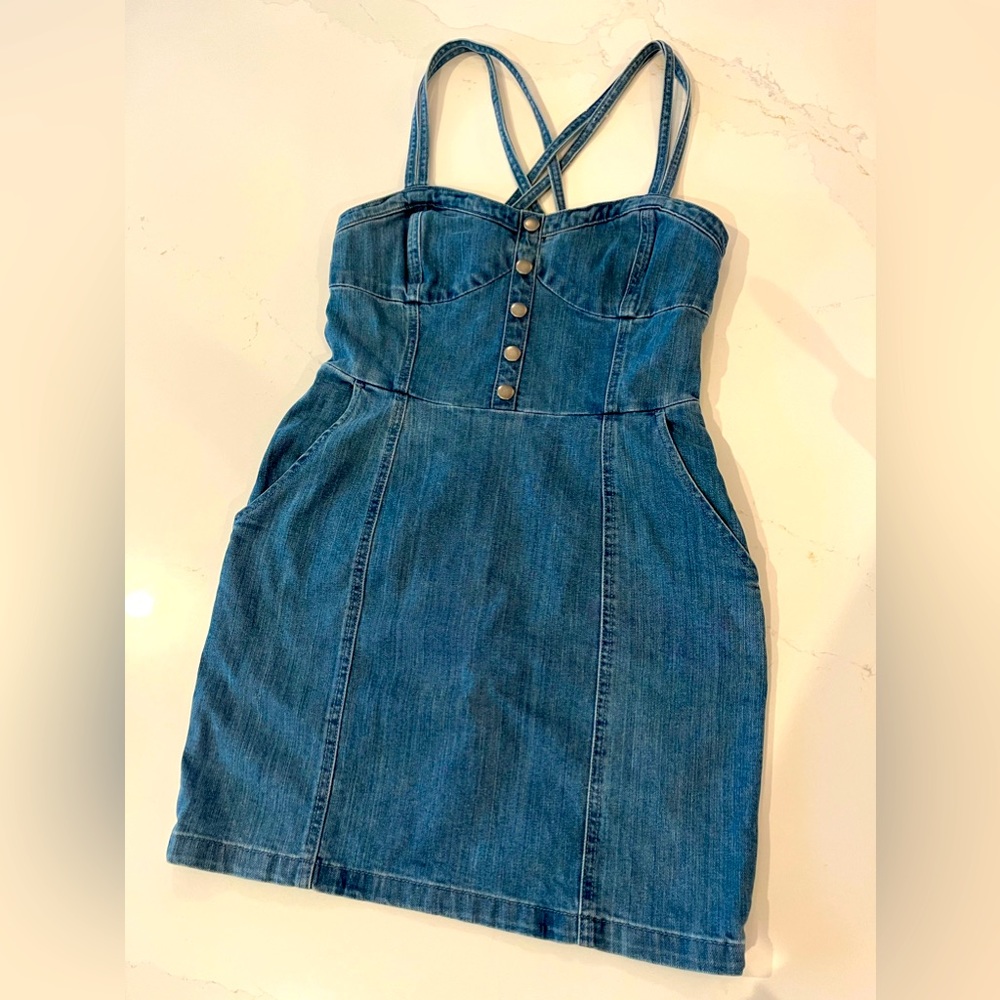 Divided by H&M fitted denim jumper